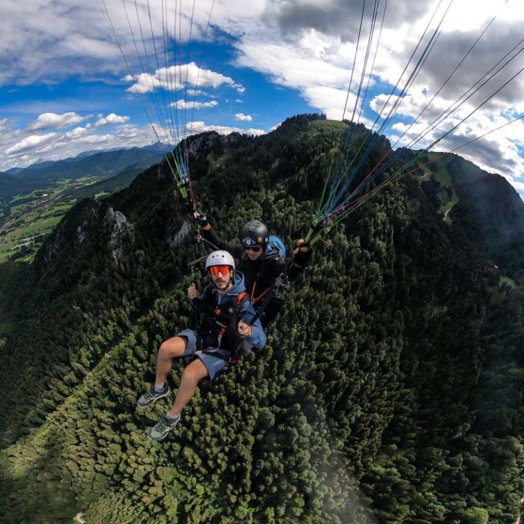 Tandem Paragliding Brauneck - Gleitschirmfliegen
